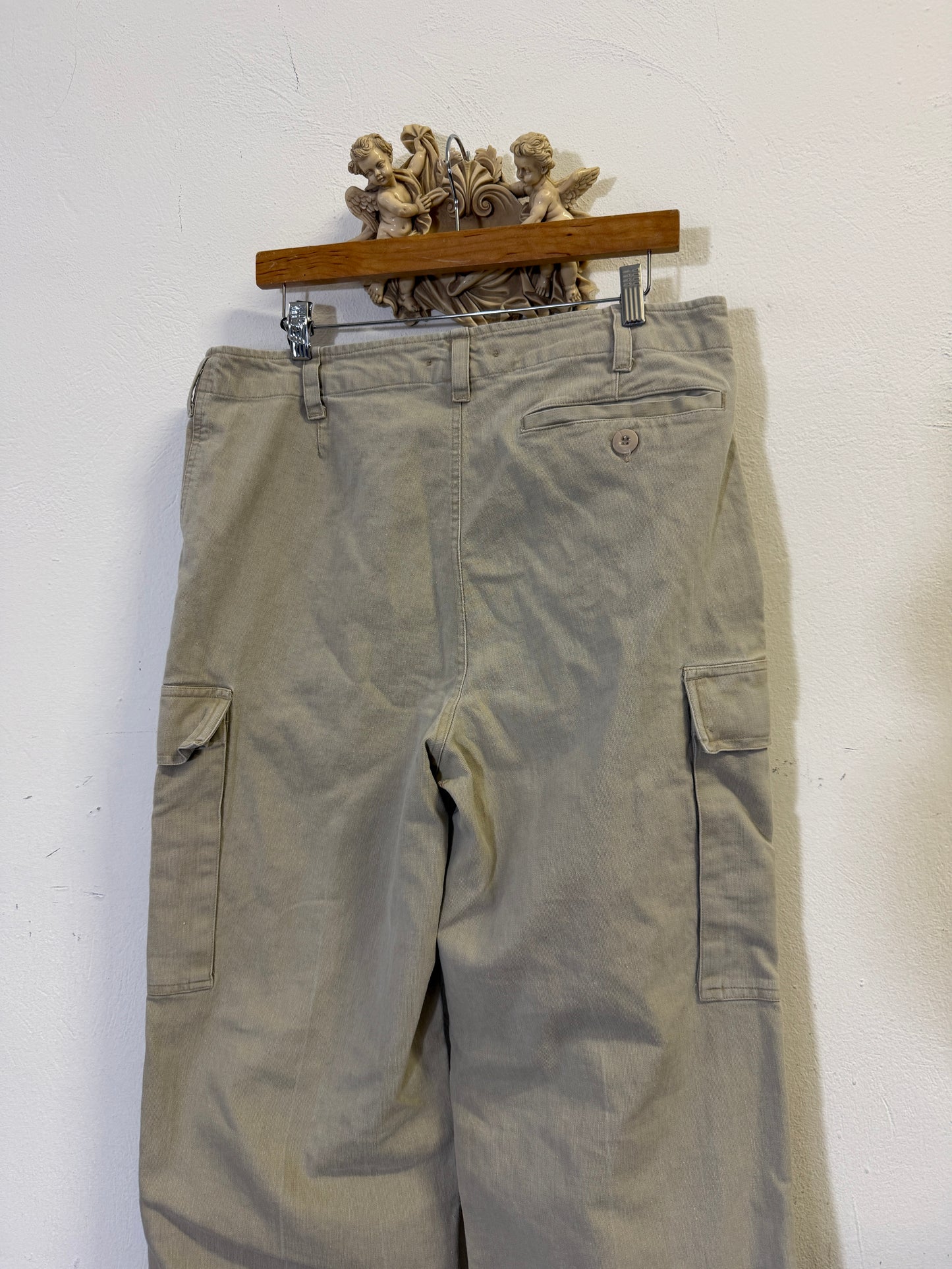 Vintage 80’s German Army Moleskin Cargo Pants “W35”