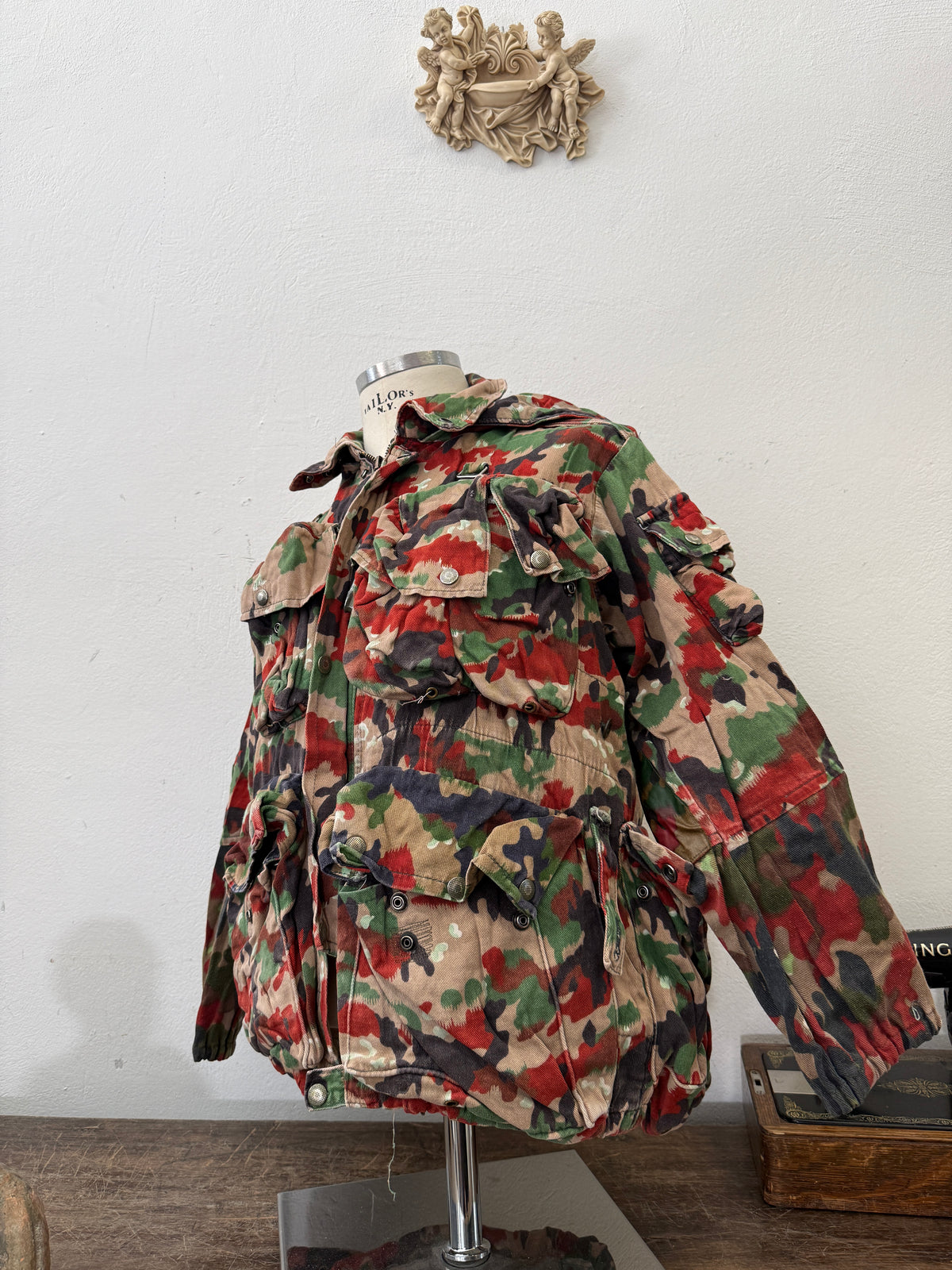 Vintage Swiss Army Camo Jacket M70 “S/M”