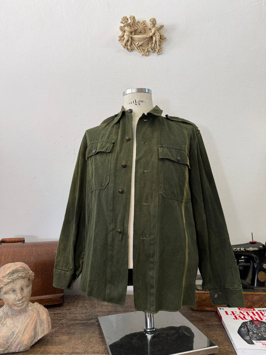 Vintage 80’s Faded Hungarian Army Shirt “M”