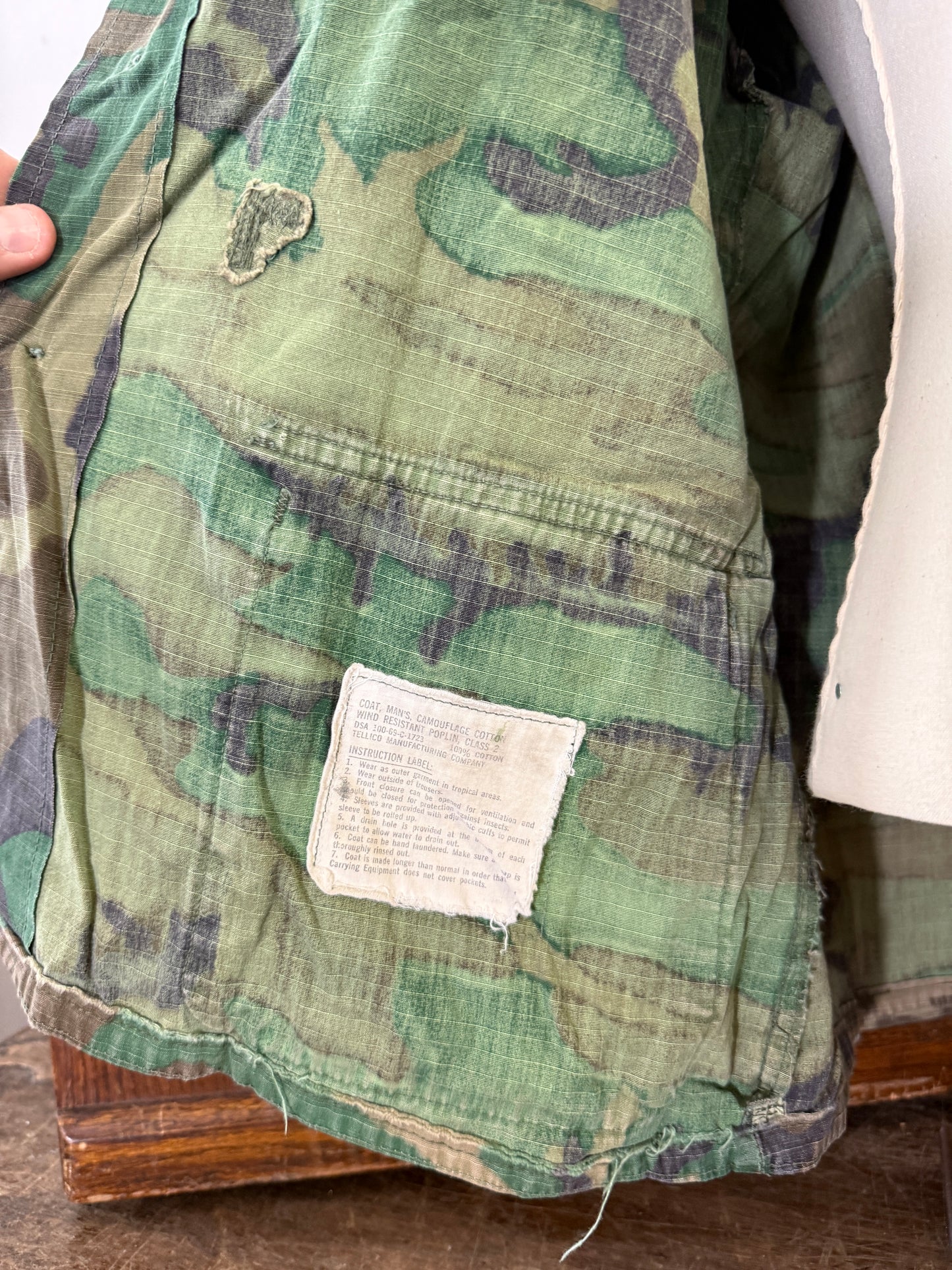 Vintage Jungle Jacket ERDL Us Army “M”