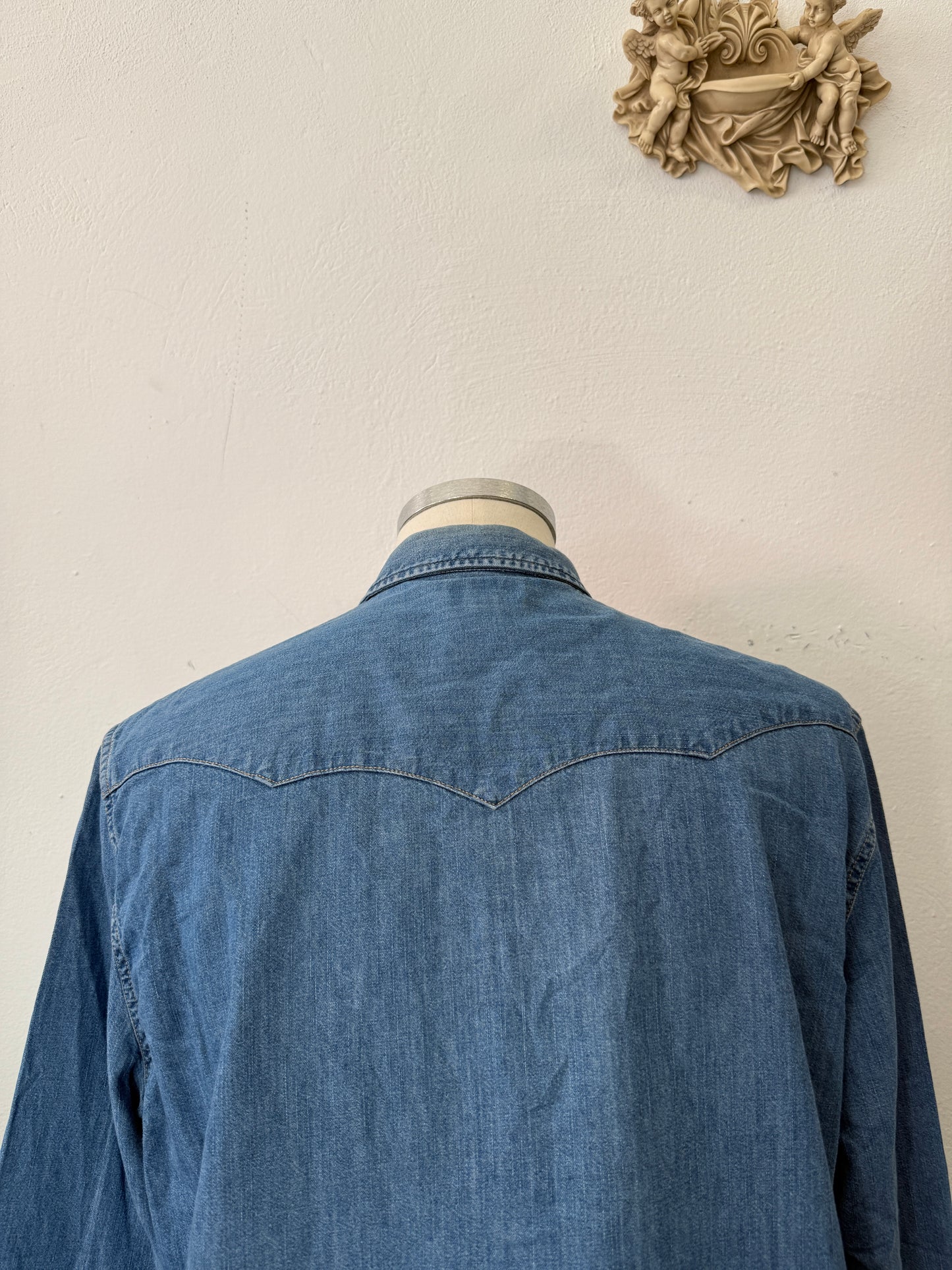 Vintage Wrangler Denim Shirt “XL”