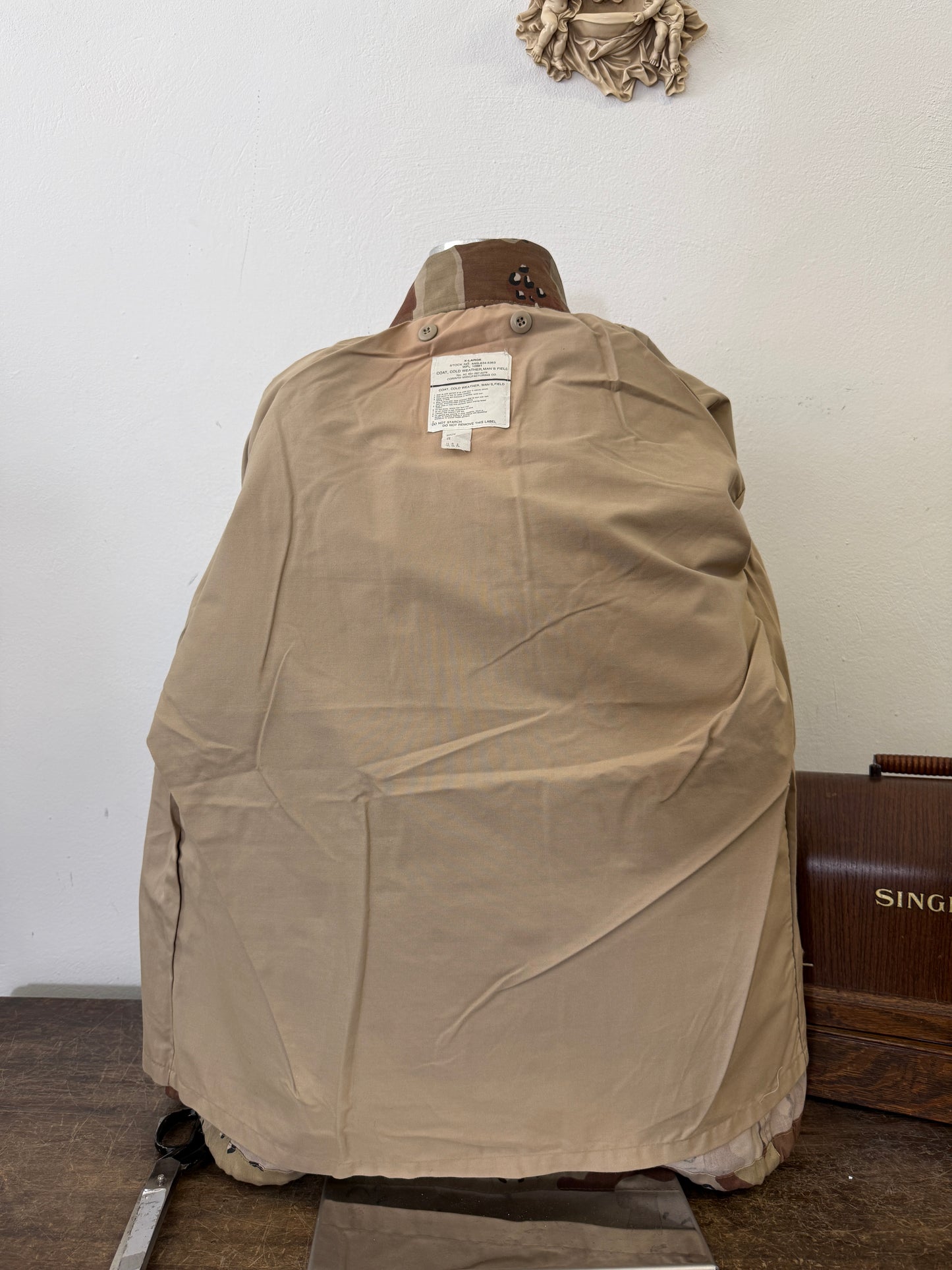 Desert Camo Field Jacket M65 Made in Usa “XL”