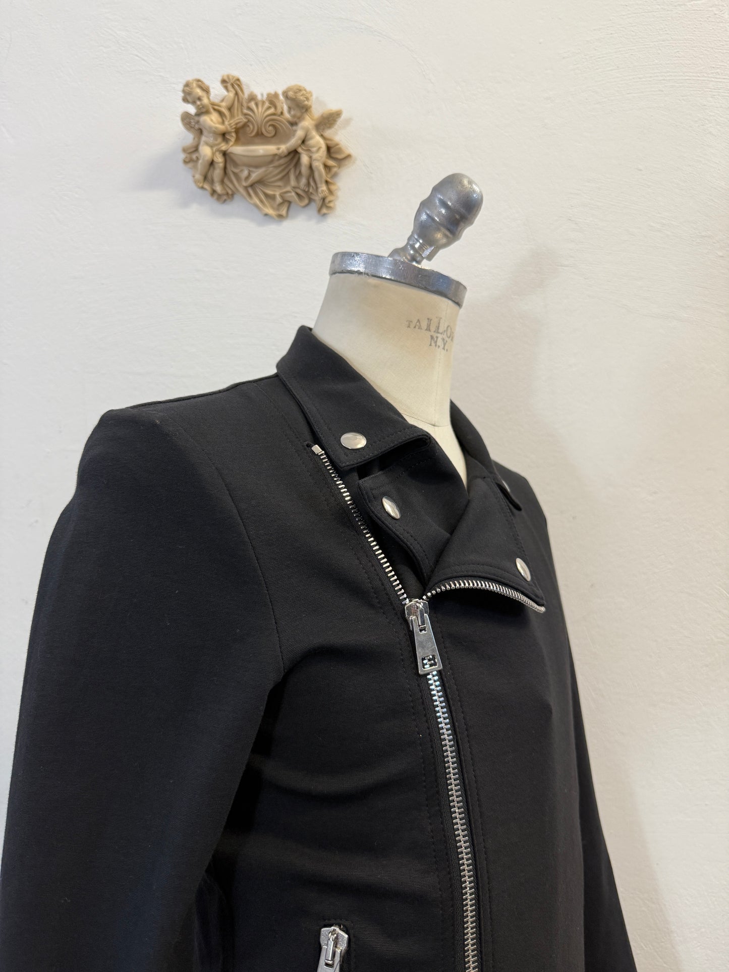 Fabric Biker Jacket “M”