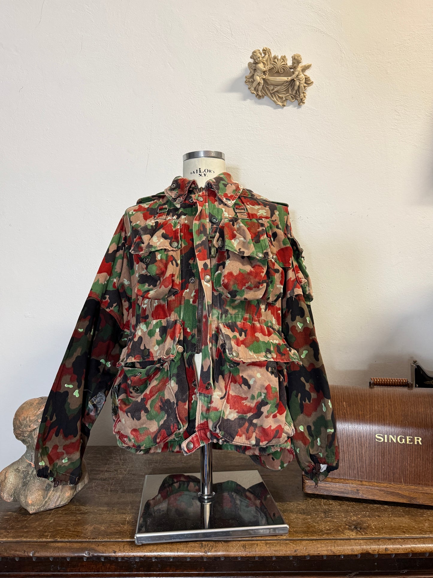Vintage Swiss Army Camo Jacket M70 “L”