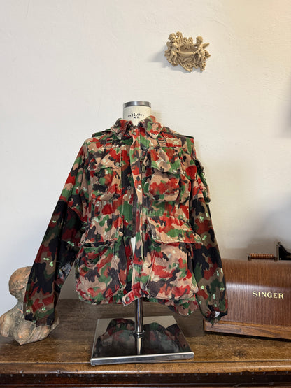 Vintage Swiss Army Camo Jacket M70 “L”