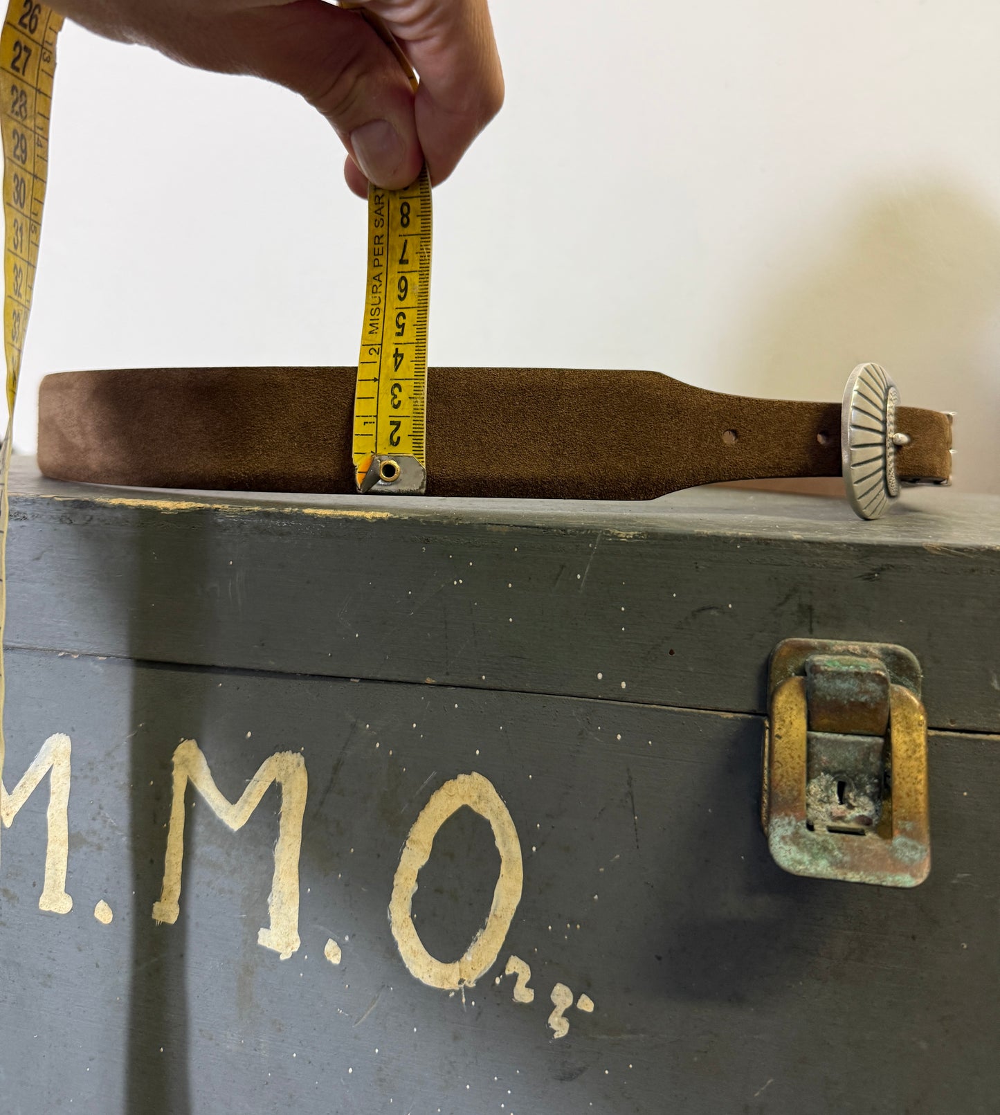 Western Suede Belt - Mancini 1979 x Mister Archive®