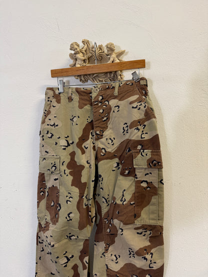 Vintage Desert Chocolate Cargo Pants Us Army “W30”