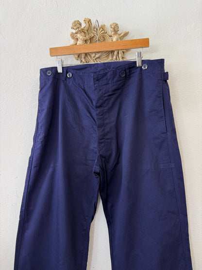 Vintage German Army Work Pants HBT “W36”