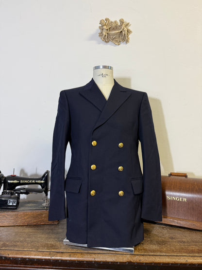 Vintage 90’s Italian Navy Double Breasted Jacket “L/XL”
