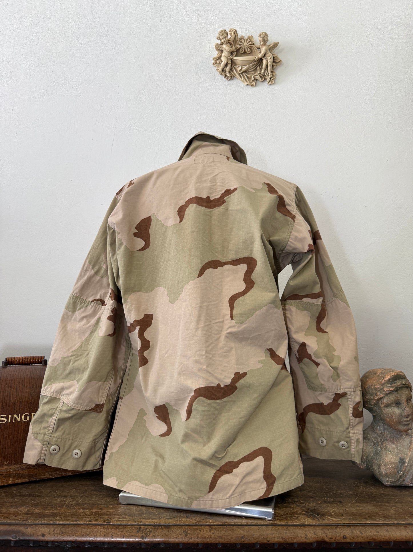 Vintage BDU Camo Jacket Ripstop US Army – L/XL