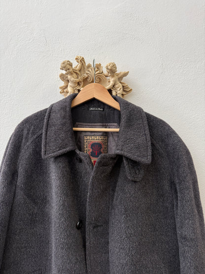 Vintage Grey Raglan Coat - Made in Italy “L/XL”