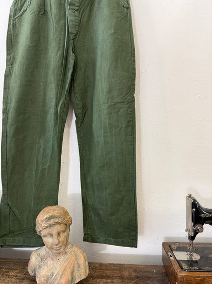 Vintage Swedish Army Fatigue Pants “W34”