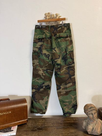 Vintage Woodland Camo Cargo Pants Us Army “W34”