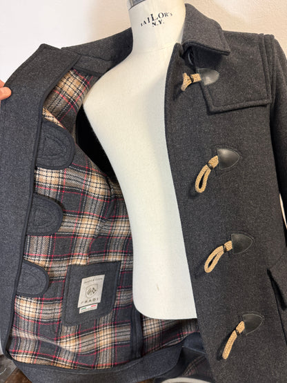 Grey Wool Coat - Made in Italy  “M”
