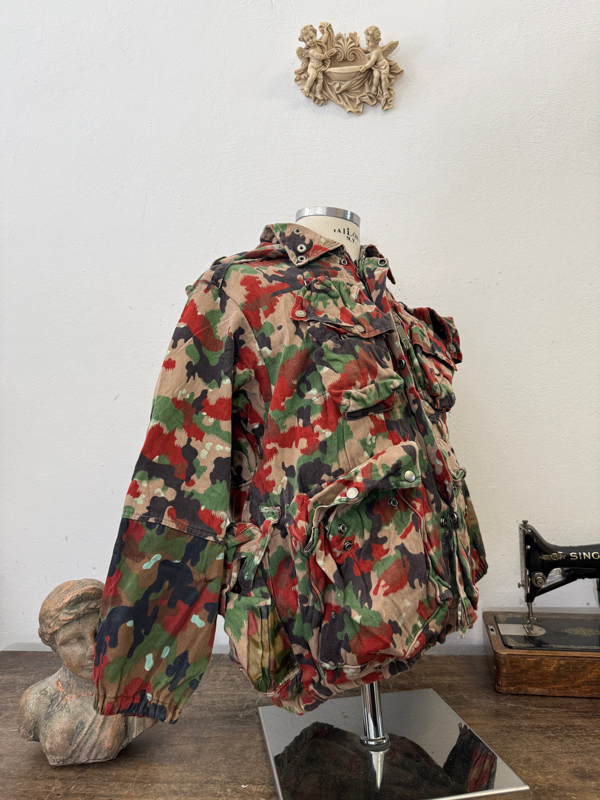 Vintage Swiss Army Camo Jacket M70 “S/M”