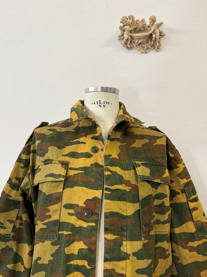 Vintage Camo Military Jacket “L/XL”
