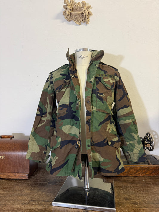 Vintage Woodland Field Jacket M65 Us Army “XS”