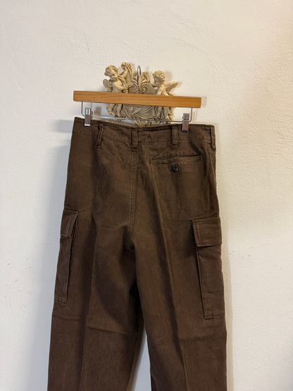 Vintage 80’s German Army Moleskin Cargo Pants “W31”