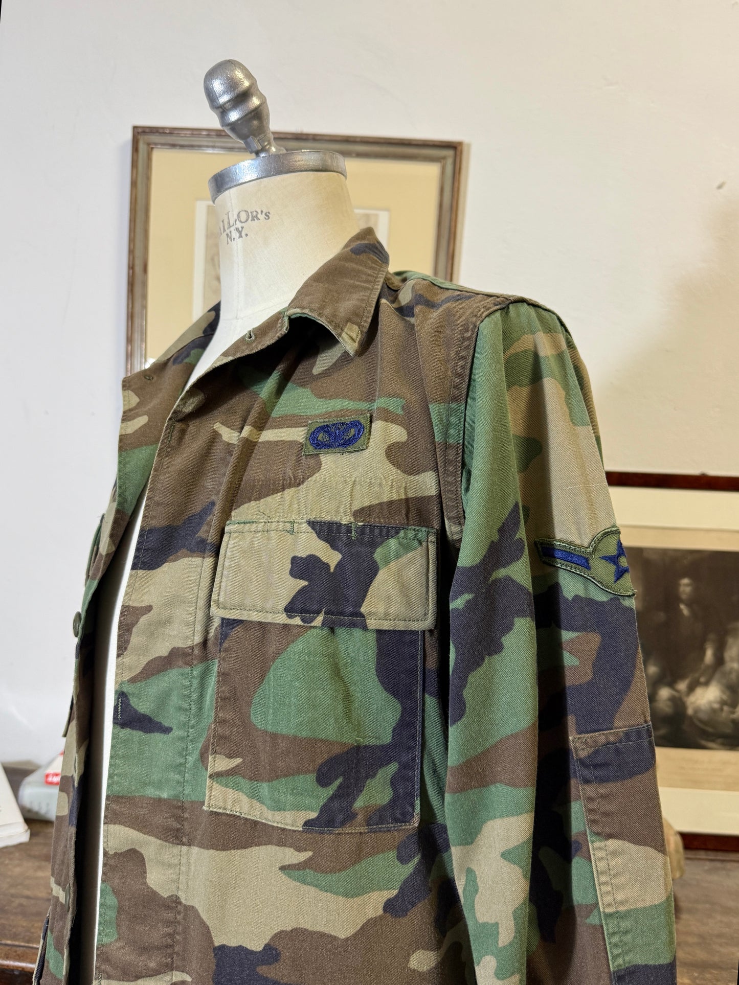 Vintage Woodland Us Air Force Jacket “M/L”