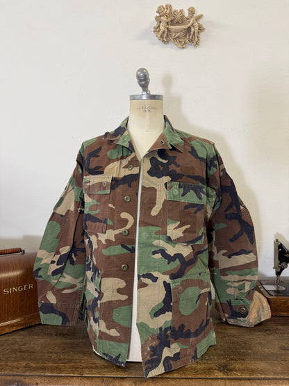 Vintage Woodland BDU Jacket Us Army “M”