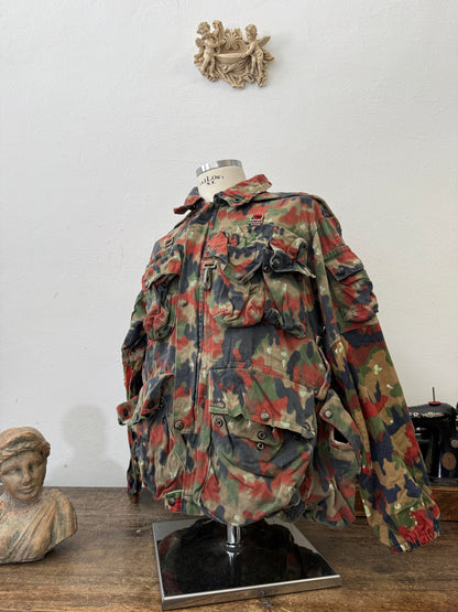 Vintage Swiss Army Camo Jacket M70 “L/XL”