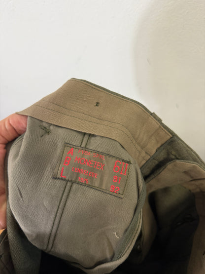 Vintage 70’s Belgian Army Wool Pants “W34”