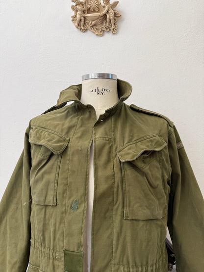 Vintage Danish Army Jacket Without Buttons “M”
