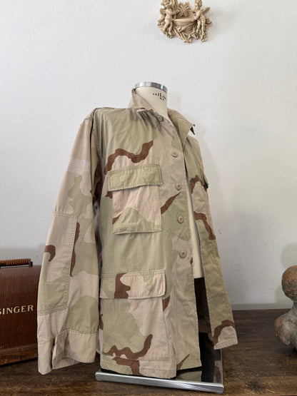 Vintage BDU Camo Jacket Ripstop US Army – XL