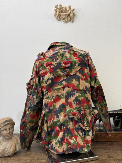 Vintage Swiss Army Camo Jacket M70 “XL”