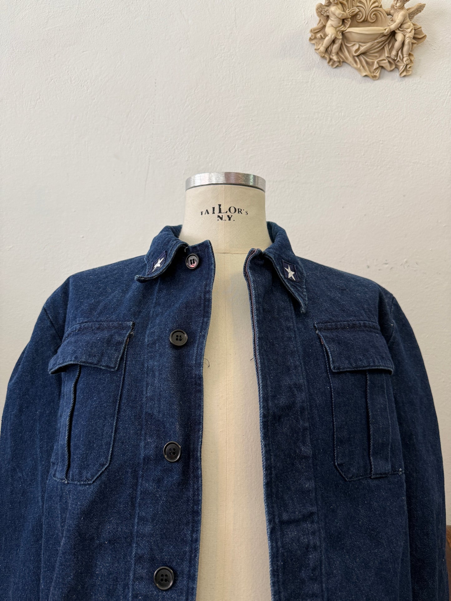 Vintage 90’s Italian Navy Jacket “M”