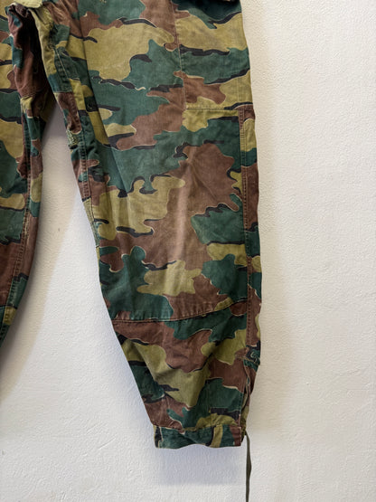 Vintage 1950s Belgian Army Camo Paratrooper Pants “W38”