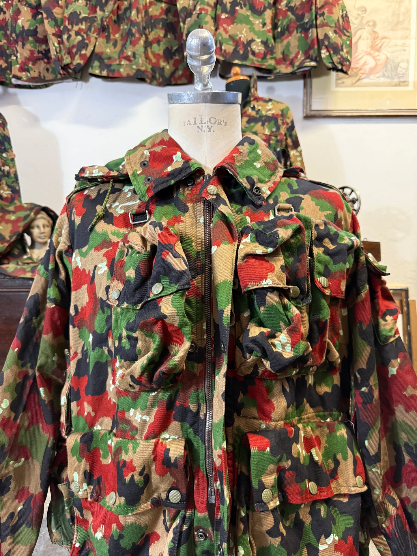 Vintage Swiss Army Camo Jacket M70 “M/L”