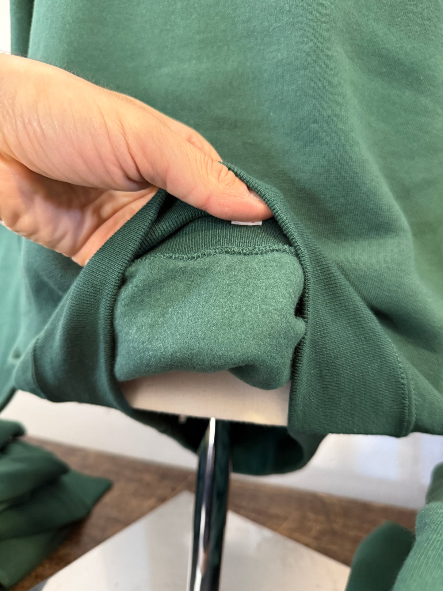 Russell Green Crewneck Raglan