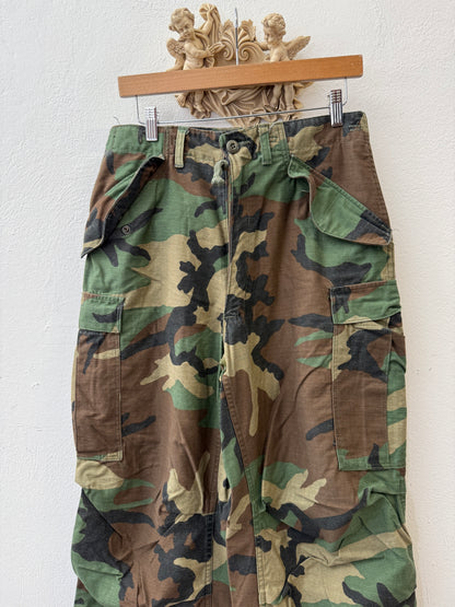 Vintage Woodland Cargo Pants M65 Us Army “W31”
