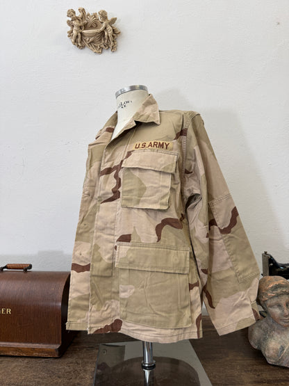 Vintage BDU Camo Jacket Ripstop US Army – L