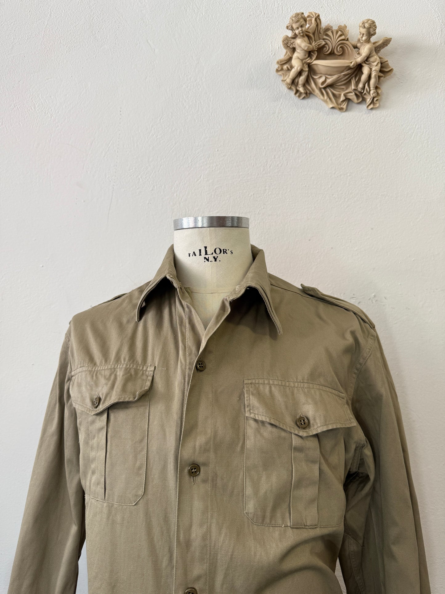 Vintage Italian Army Shirt “M/L”
