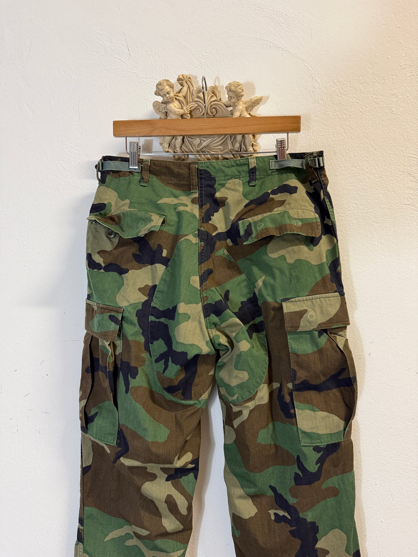 Vintage Woodland Camo Cargo Pants Us Army “W33”