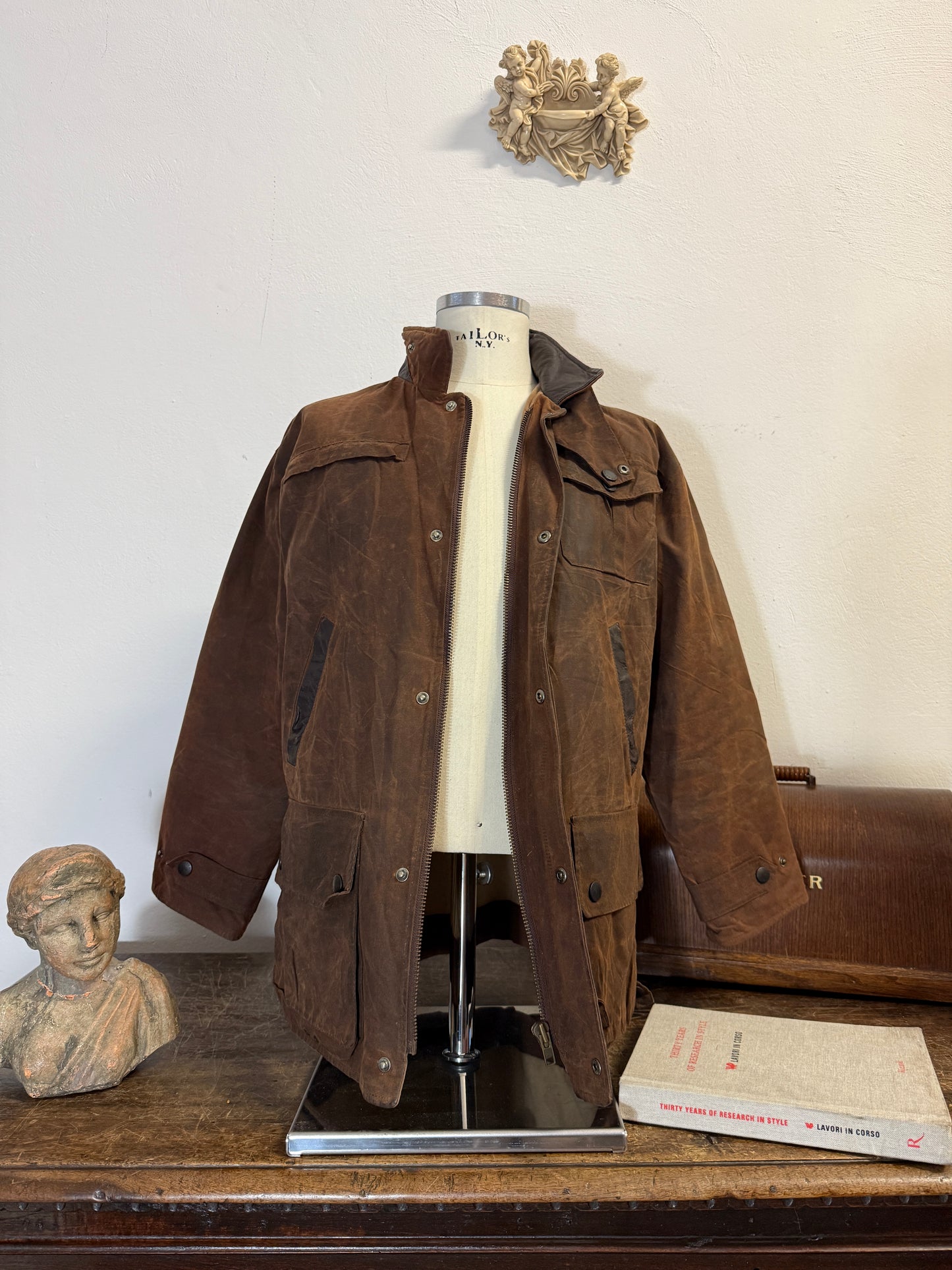 Vintage Barbour Bushman Jacket  “S”