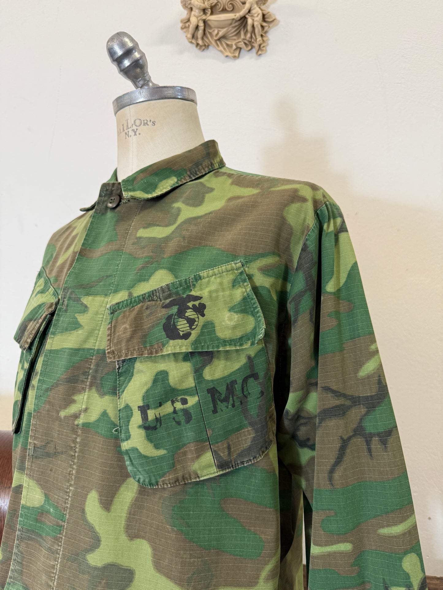 Vintage USMC Jungle Jacket ERDL - M/L