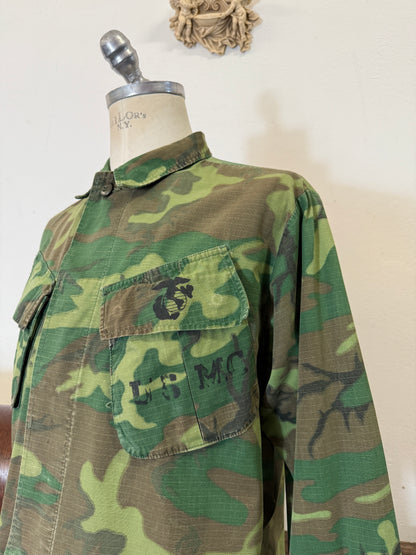 Vintage USMC Jungle Jacket ERDL - M/L