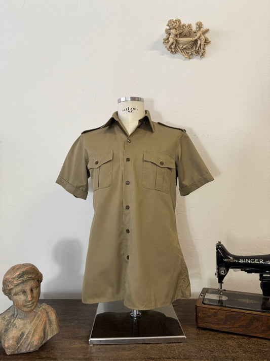 Vintage 80’s Italian Army Shirt “S/M”