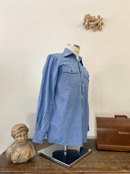 Vintage 90’s Italian Navy Shirt “M”