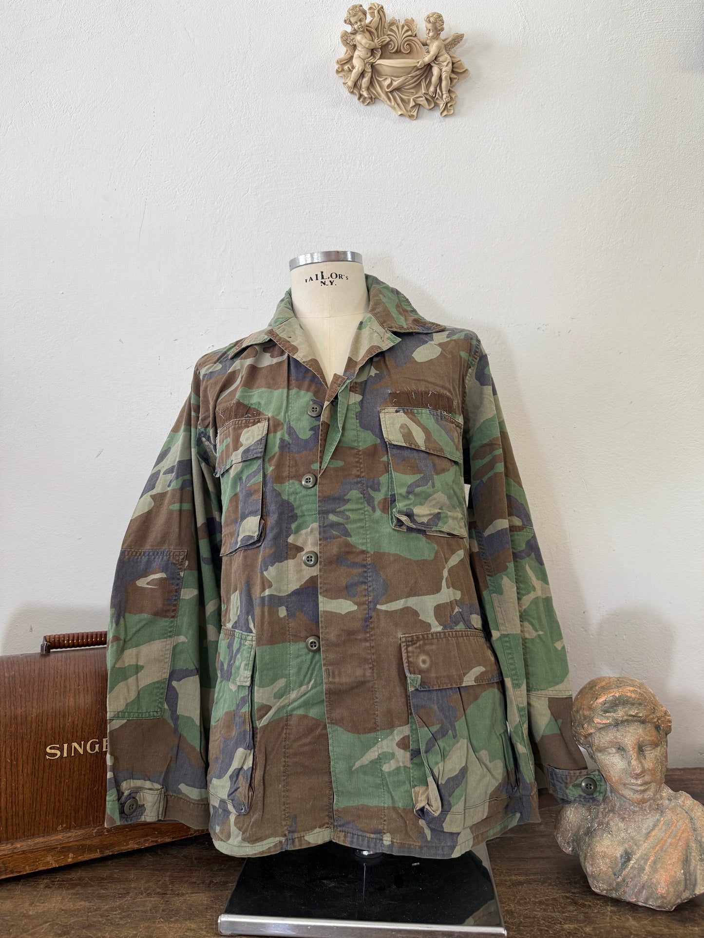 Vintage Ripstop Woodland Us Army Jacket “L”