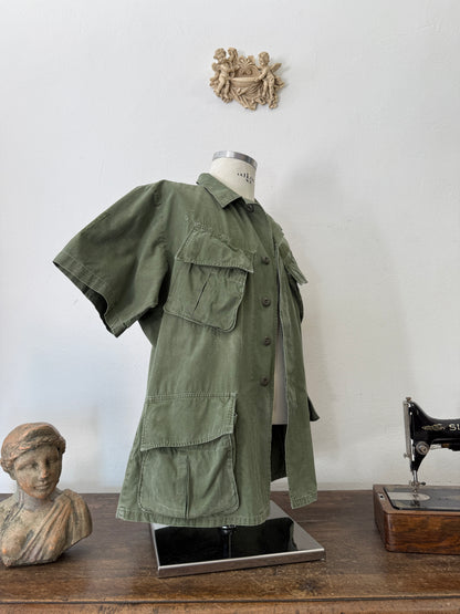 Vintage 60’s Jungle Jacket Popeline Us Army “L”