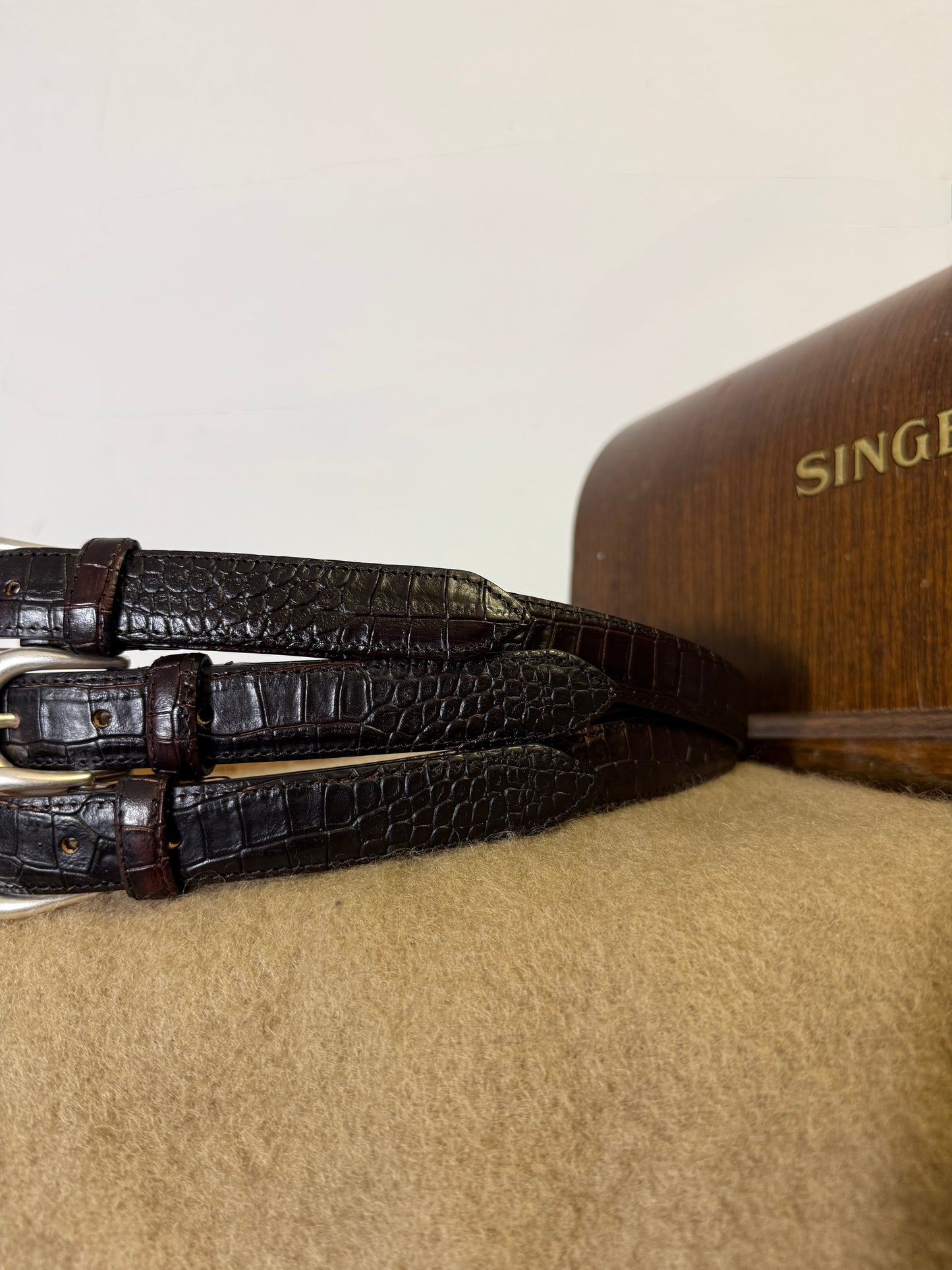 Brown Leather Belt - Mancini 1979 x Mister Archive®