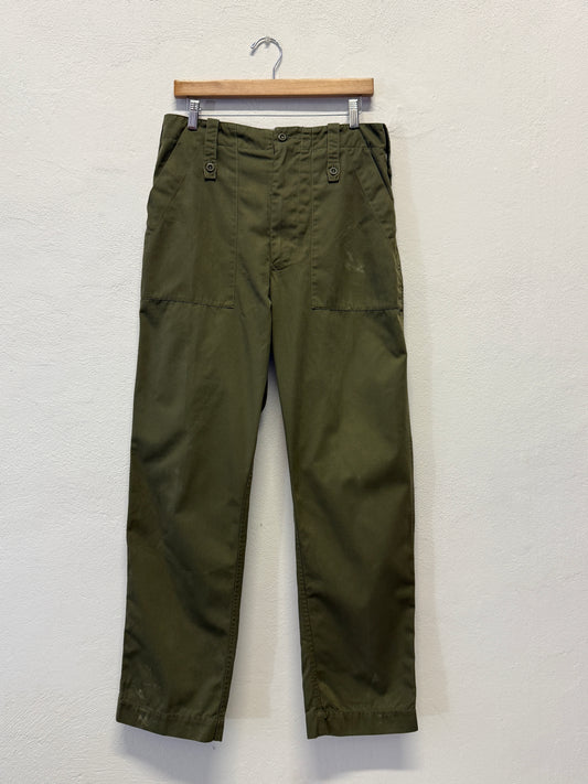 Vintage British Fatigue Army Pants “W31”