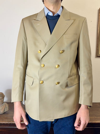 Vintage German Navy Double Breasted Jacket “L/XL”