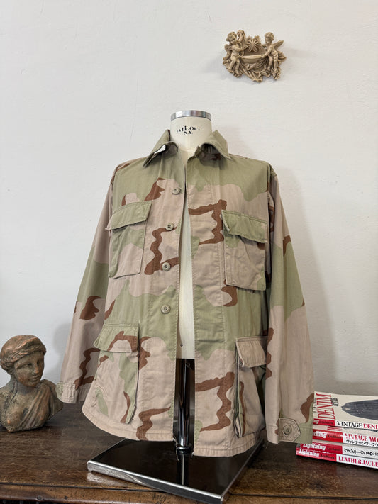 Vintage Us Army Desert Camo Jacket “L”