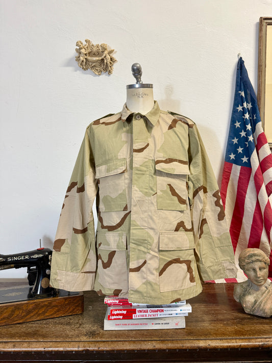 Deadstock BDU Camo Jacket Rip Stop US Army “L/XL”