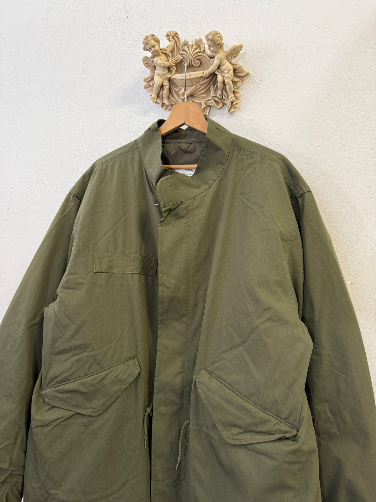 US OD M65 SHELL PARKA WITH LINER - REPRO “L/XL”